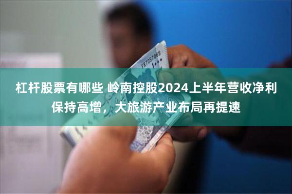 杠杆股票有哪些 岭南控股2024上半年营收净利保持高增，大旅游产业布局再提速