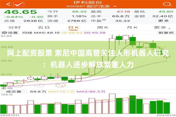 网上配资股票 索尼中国高管关注人形机器人研究：机器人逐步解放繁重人力