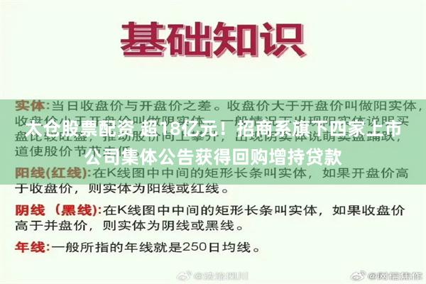 太仓股票配资 超18亿元！招商系旗下四家上市公司集体公告获得回购增持贷款