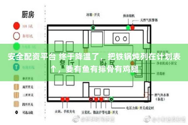 安全配资平台 终于降温了，把铁锅炖列在计划表↑，要有鱼有排骨有鸡腿