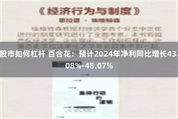 股市如何杠杆 百合花：预计2024年净利同比增长43.08%-48.07%